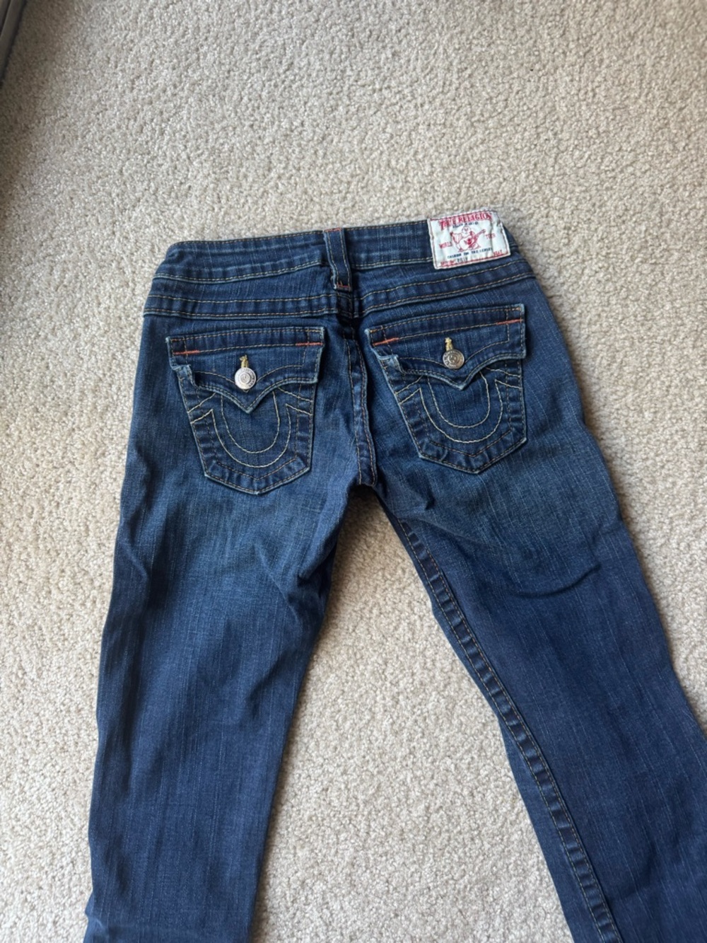 True Religion Women's Size 26 Low Rise Jeans